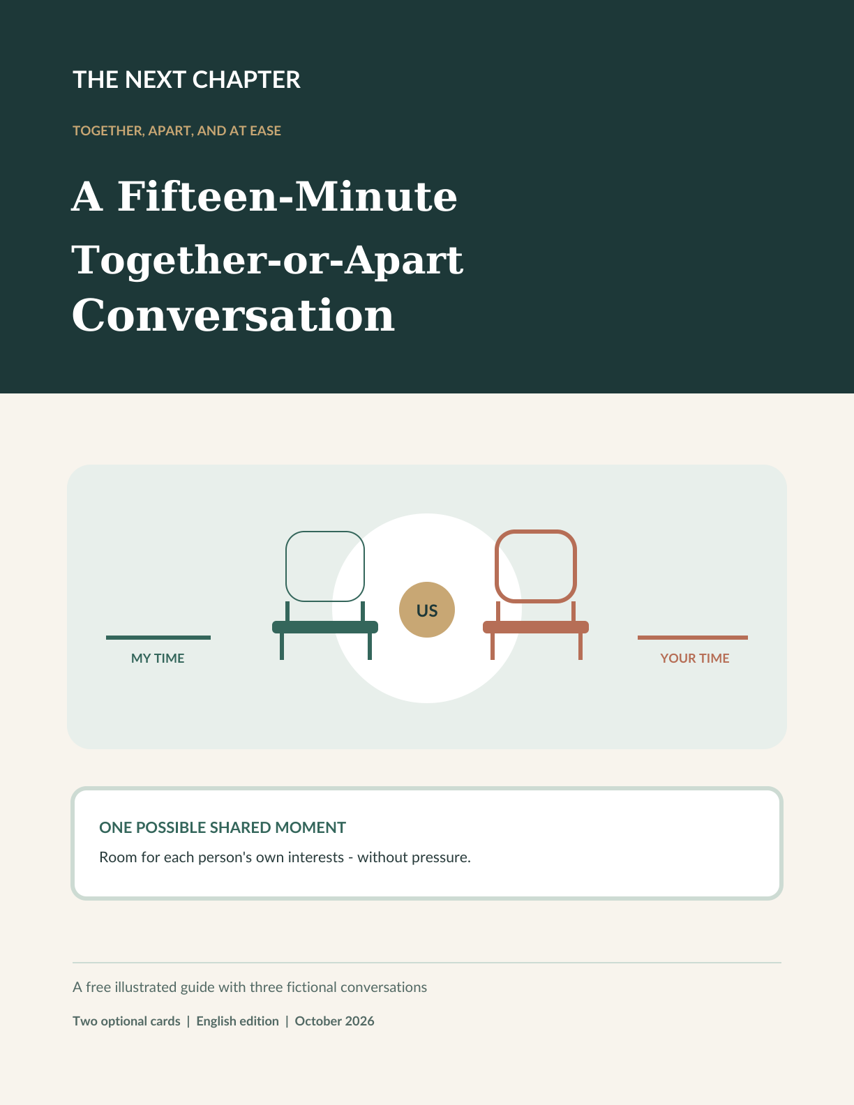 Illustration for A Fifteen-Minute Together-or-Apart Conversation