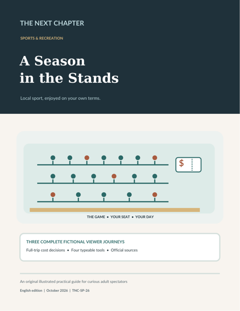Illustrated cover for A Season in the Stands