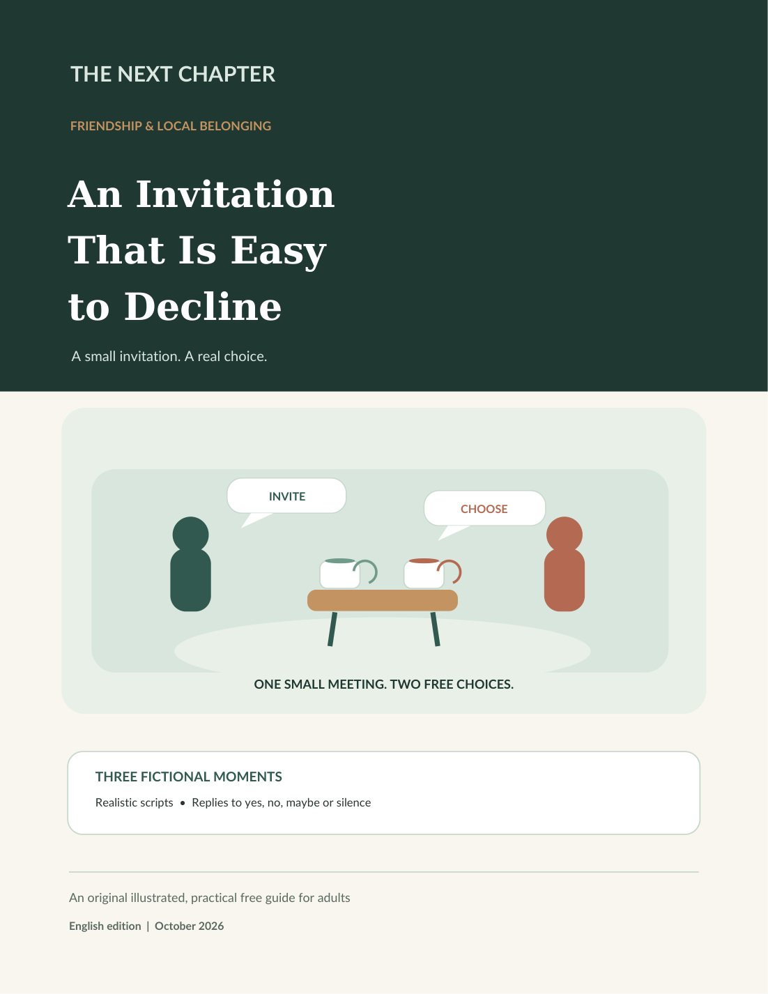 Illustration for An Invitation That Is Easy to Decline