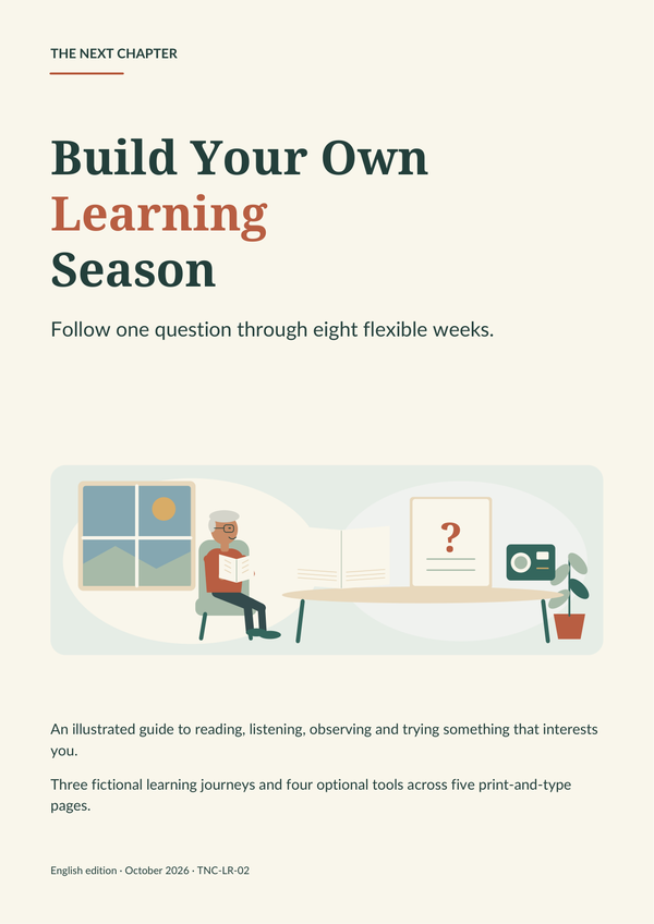 Illustrated cover for Build Your Own Learning Season
