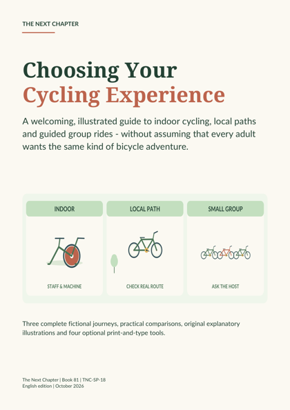 Illustrated cover for Choosing Your Cycling Experience