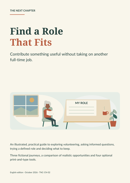 Illustrated cover for Find a Role That Fits