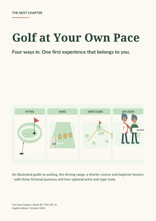 Illustrated cover for Golf at Your Own Pace