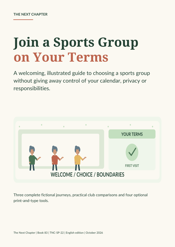 Illustrated cover for Join a Sports Group on Your Terms
