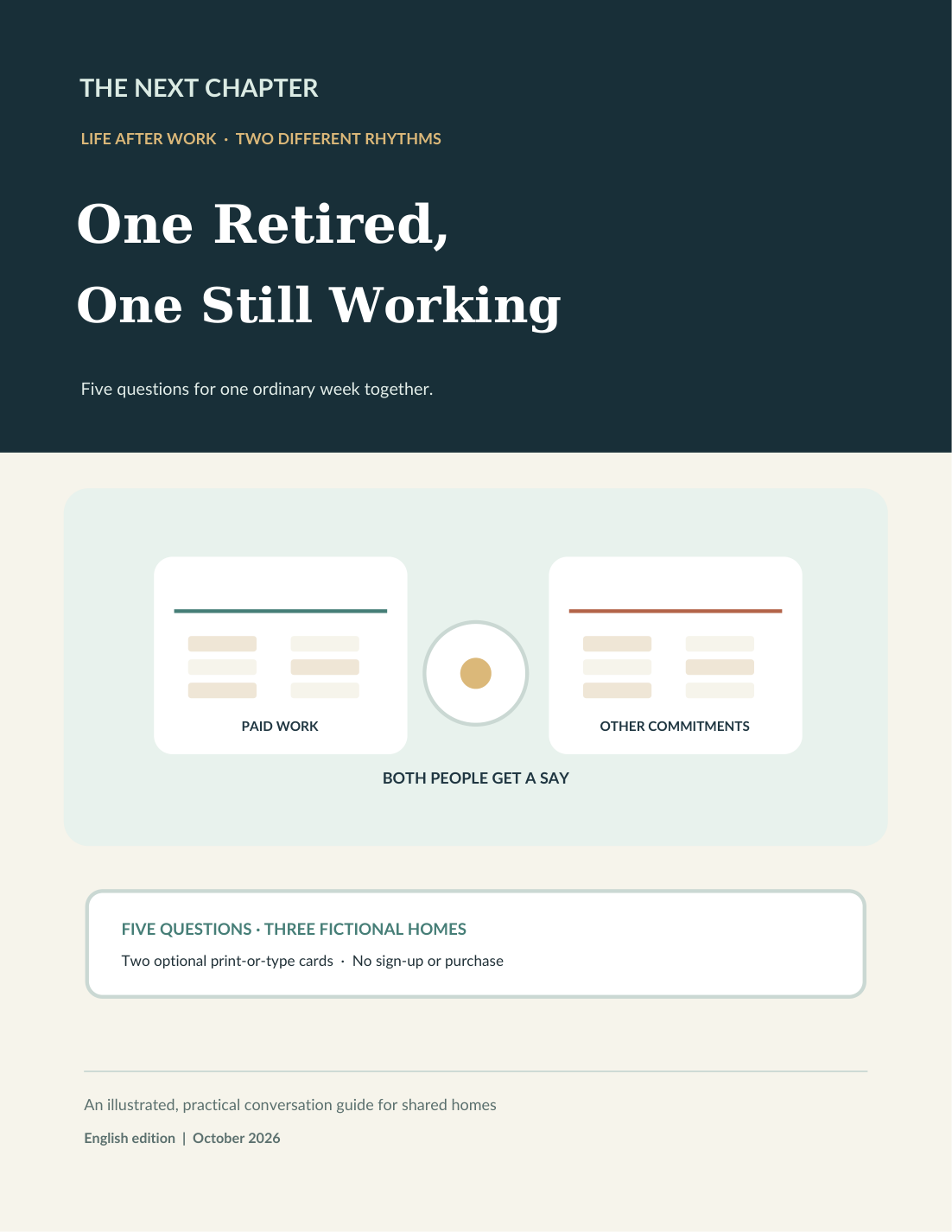 Illustration for One Retired, One Still Working