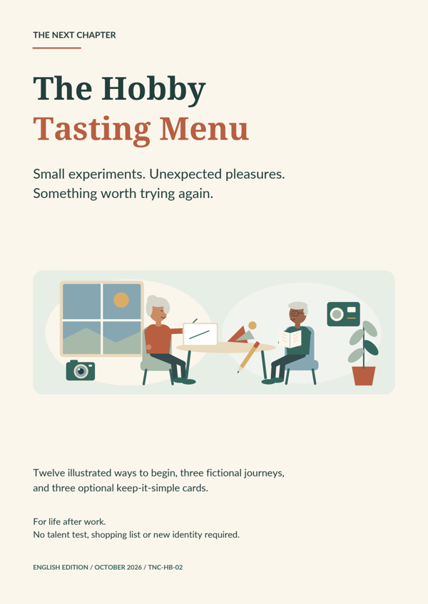 Illustrated cover for The Hobby Tasting Menu