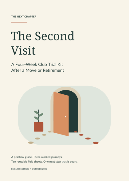 Illustrated cover for The Second Visit