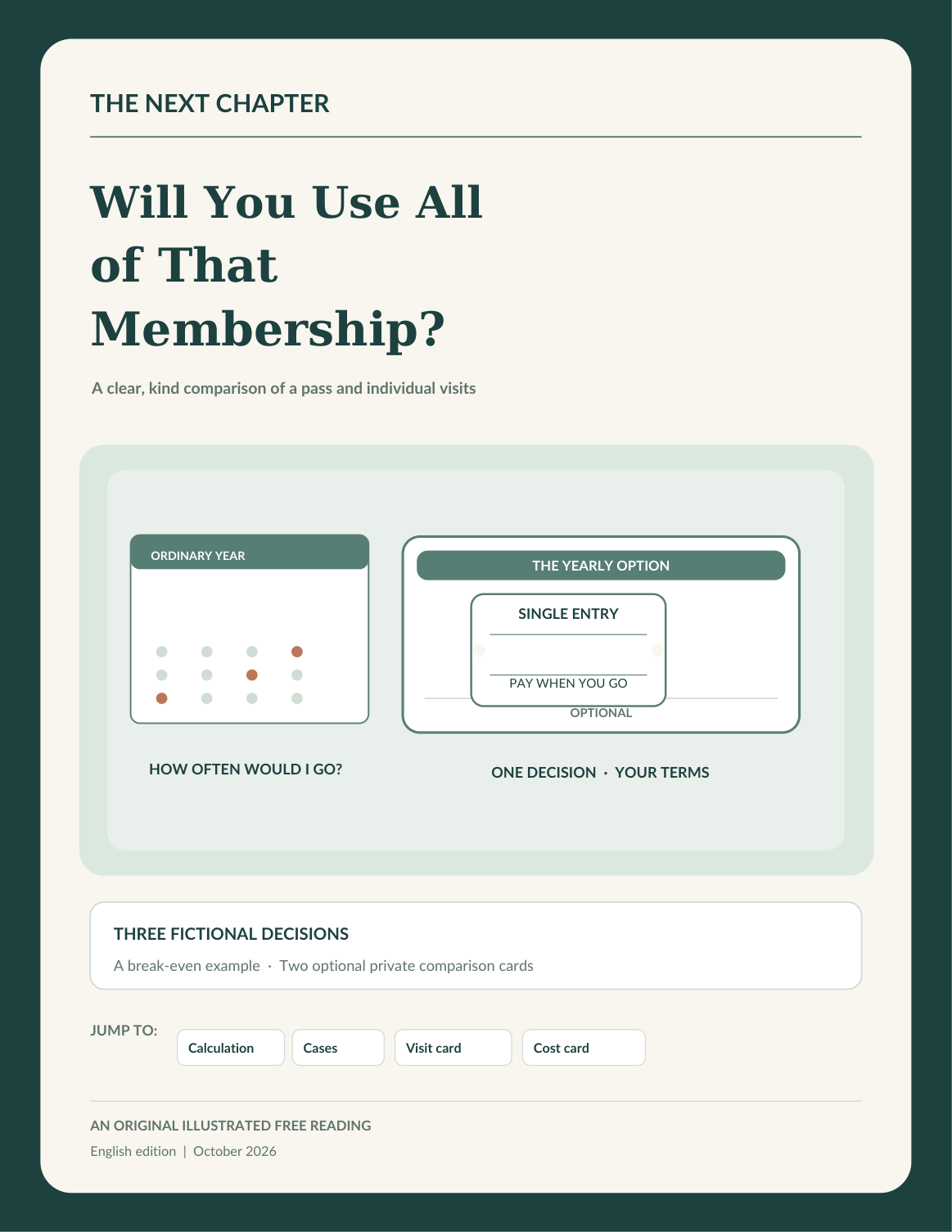 Illustration for Will You Use All of That Membership?