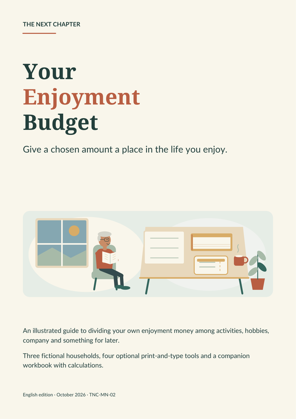 Illustrated cover for Your Enjoyment Budget